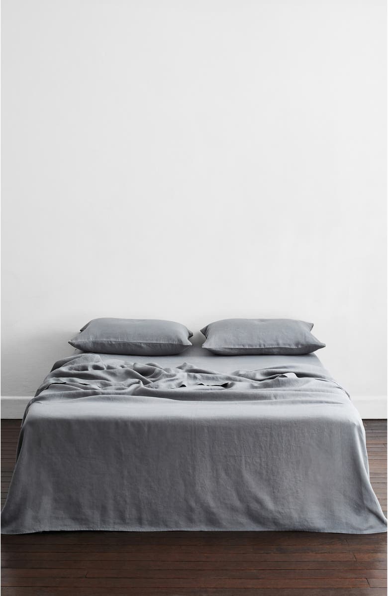 Bed Threads Linen Flat Sheet, Alternate, color, 