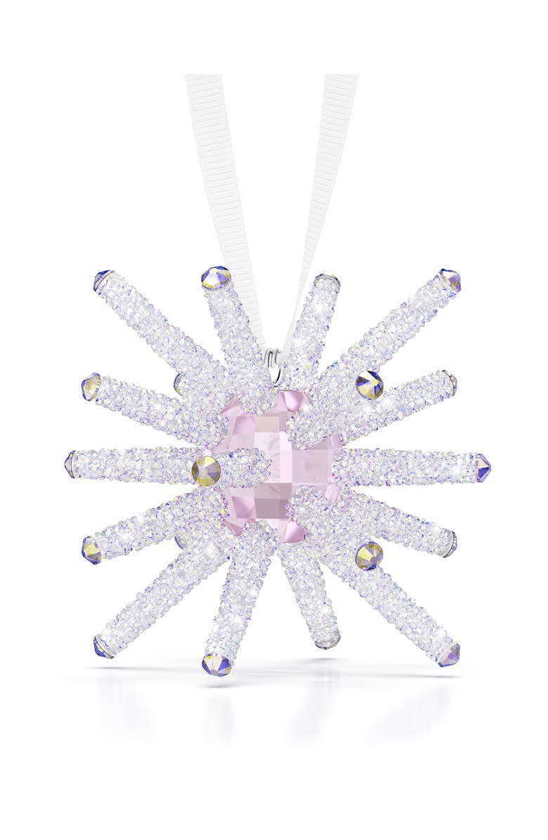 Swarovski Wicked Crystal Wand Ornament, Main, color, Pink