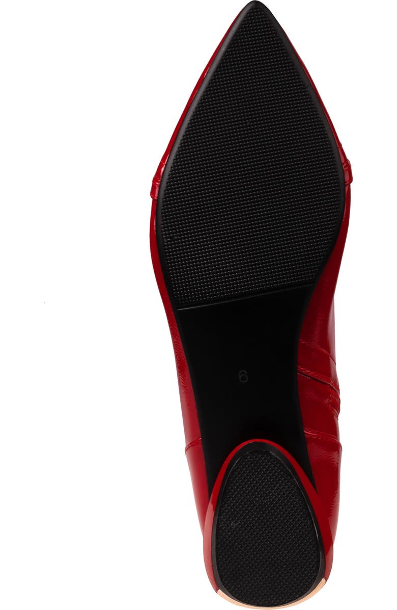 NINETY UNION Milan Chain Bootie, Alternate, color, Red