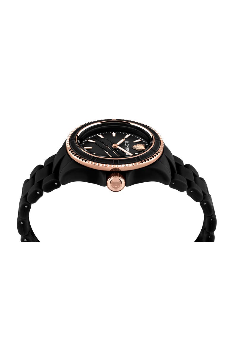 The Scratch Bracelet Watch, 38mm, Alternate, color, BLACK