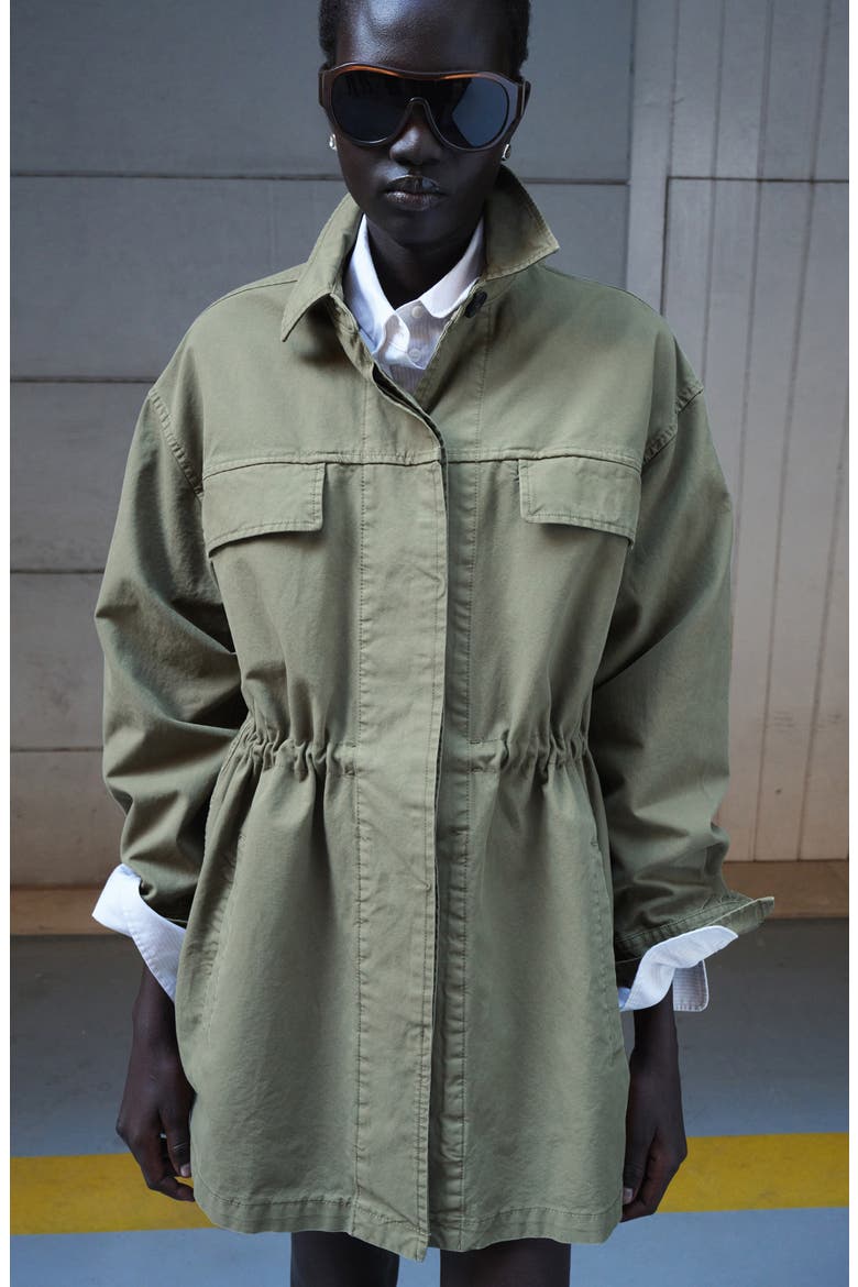 Oversize Parka, Alternate, color, KHAKI GREEN