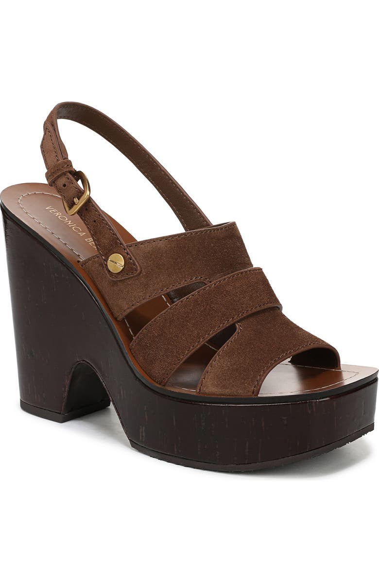 Veronica Beard Peony Slingback Platform Sandal, Main, color,