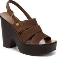 Veronica Beard Peony Slingback Platform Sandal