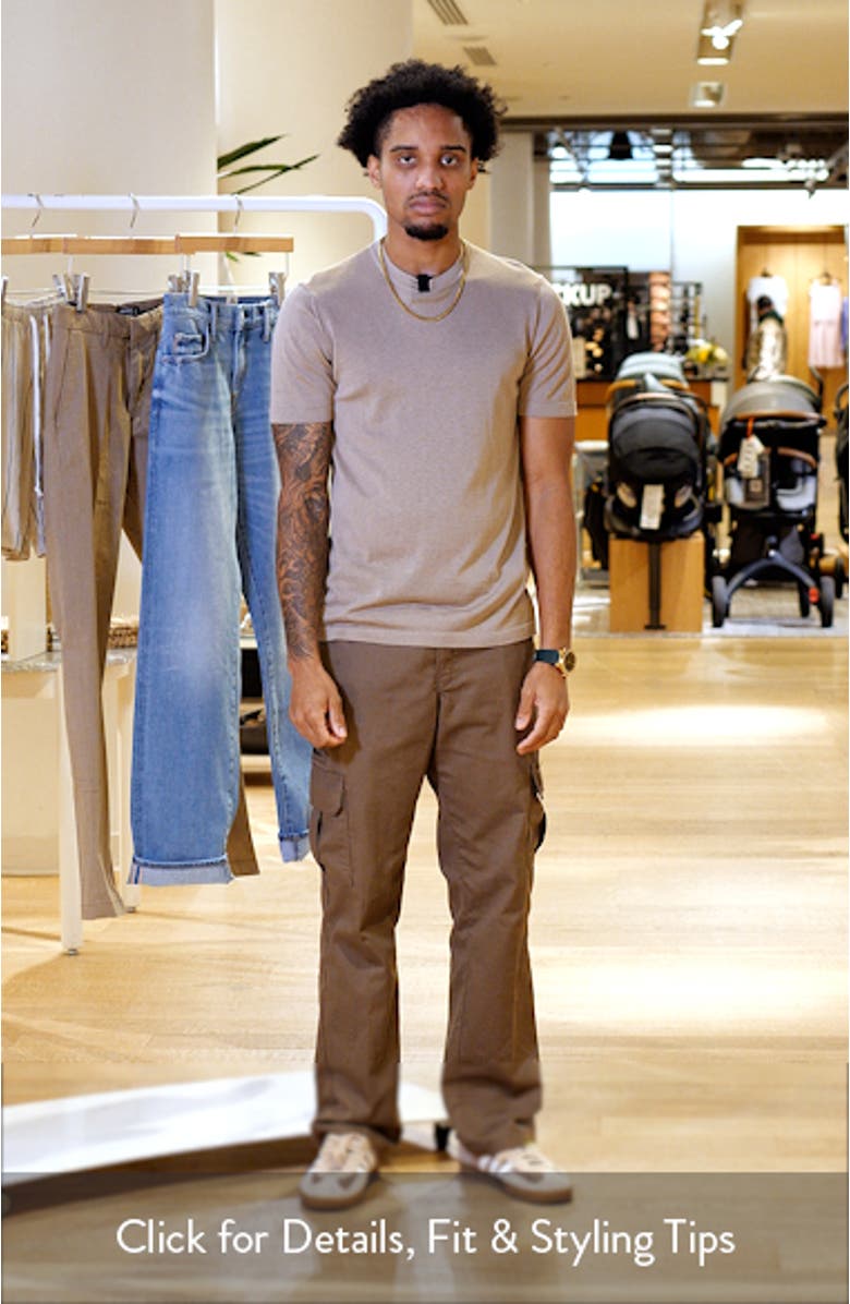 Wellington Heathered Cotton & Silk Crewneck T-Shirt, sales video thumbnail