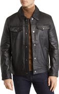 Frye Leather Trucker Jacket