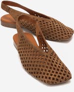 Forever & Always Shoes Delizia Leather Slingback Shoe