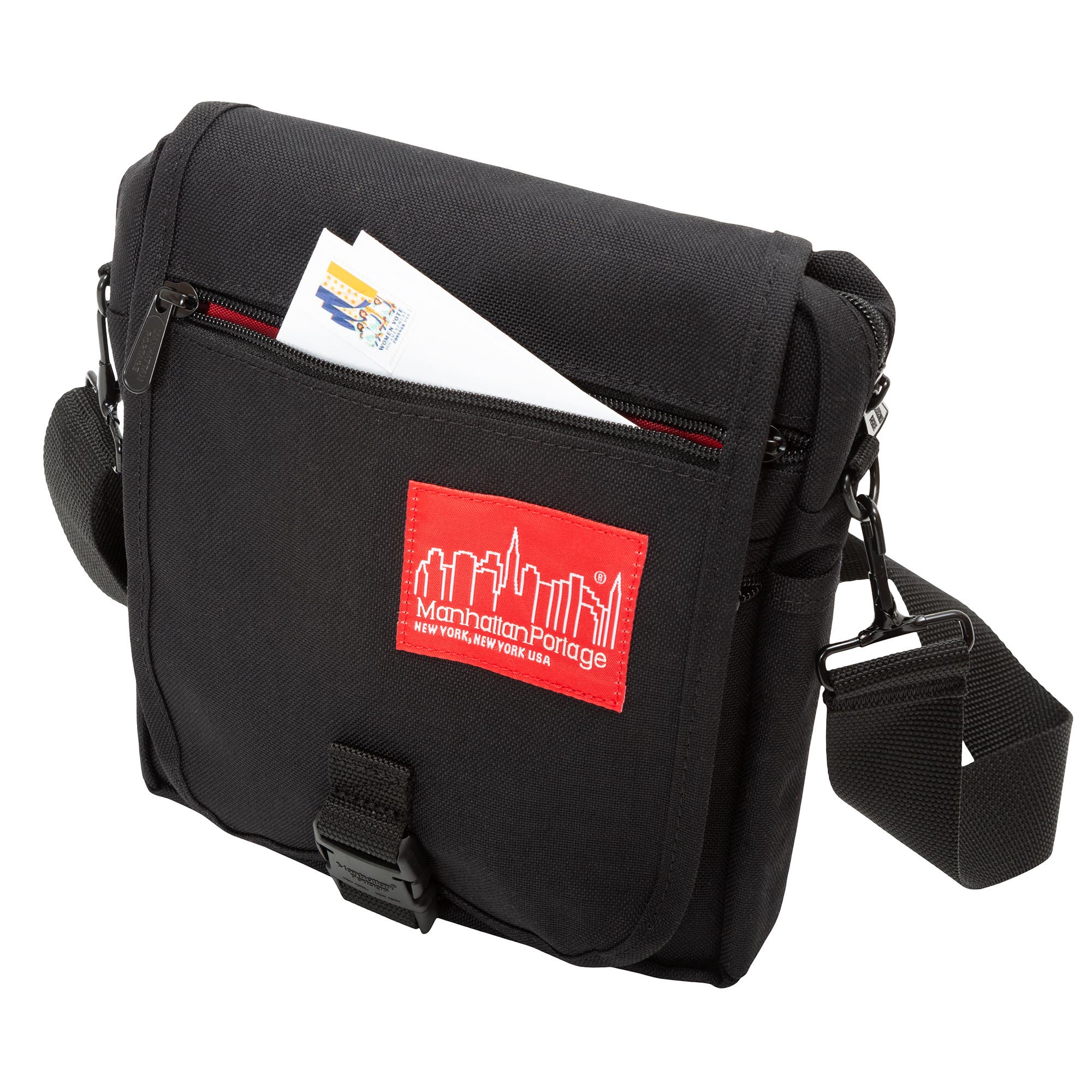 Manhattan Portage Soho Crossbody Bag, Alternate, color, Black