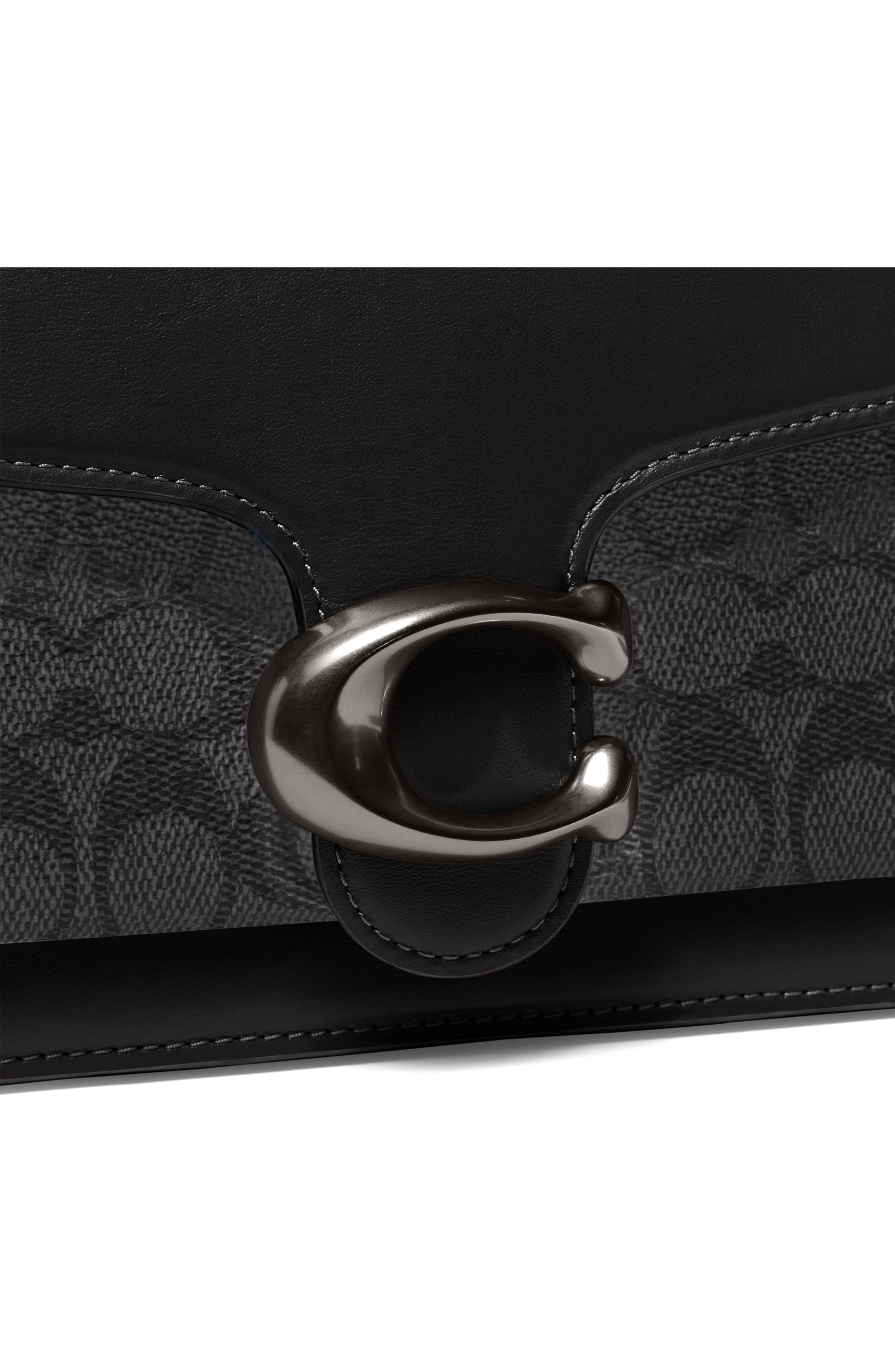 COACH Signature Tabby Coated Canvas & Leather Shoulder Bag, Alternate, color, 