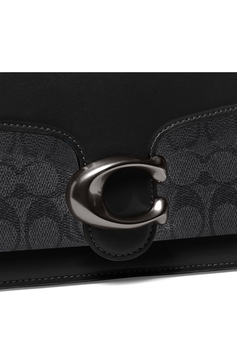 COACH Signature Tabby Coated Canvas & Leather Shoulder Bag, Alternate, color,