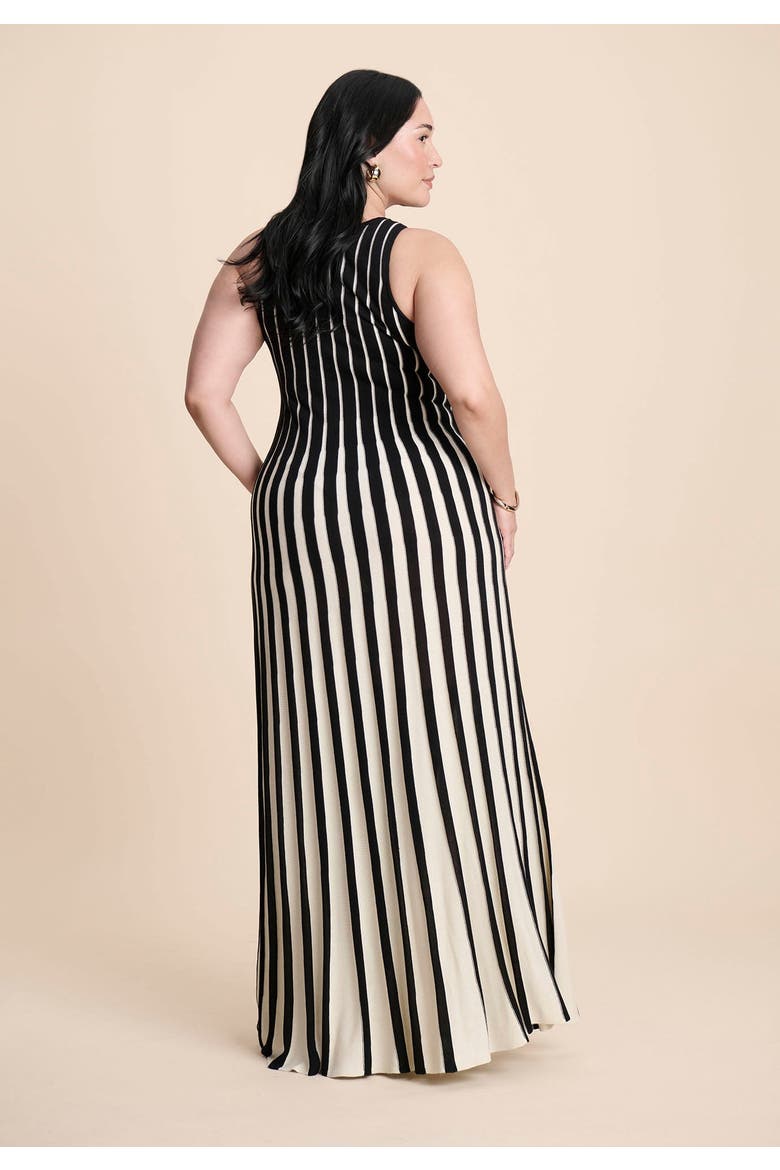Two Tone Sweater Dress, Alternate, color, BLACK AND CREAM