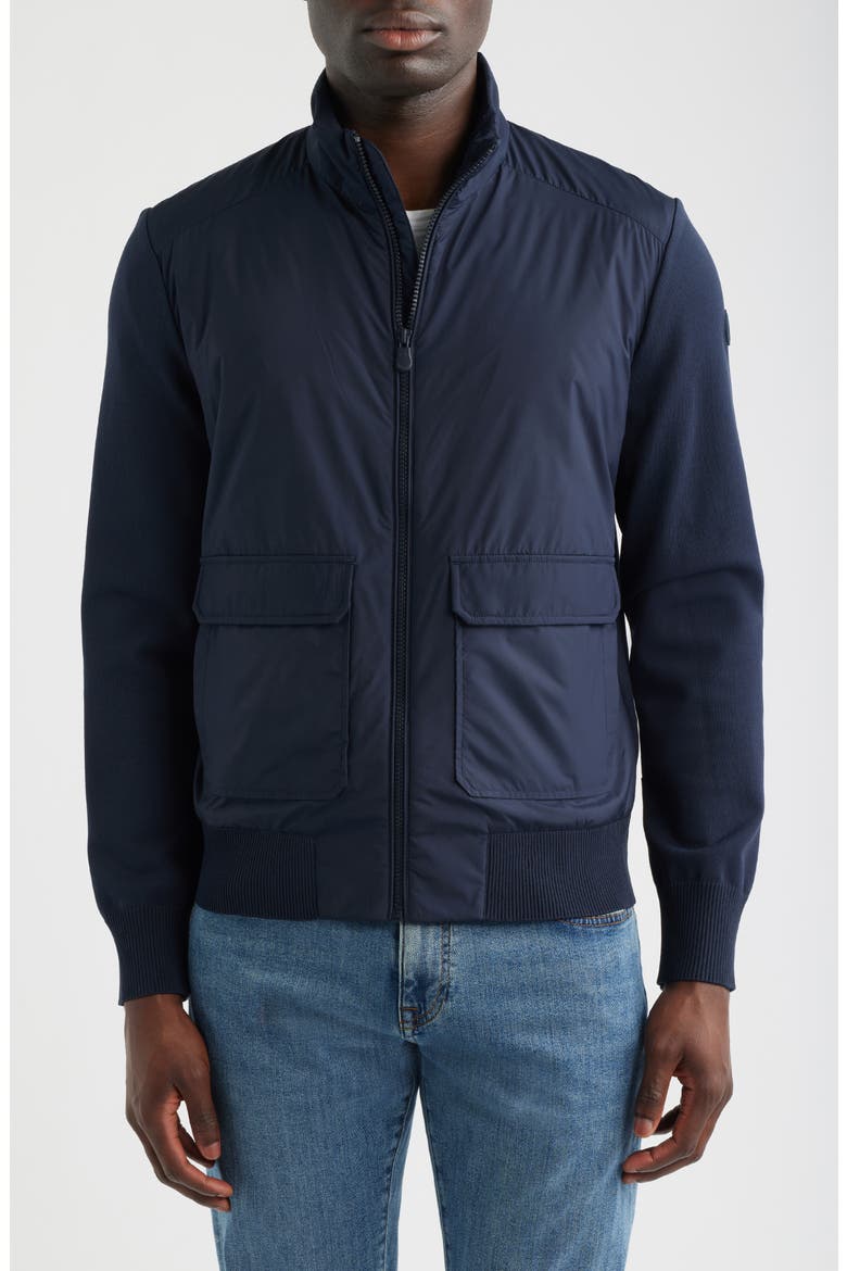 Alfo Hybrid Jacket, Alternate, color, NAVY BLUE