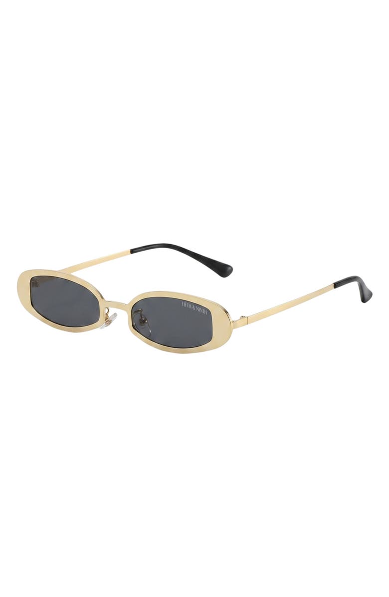 Fifth & Ninth Sable 51mm Oval Sunglasses, Alternate, color, 