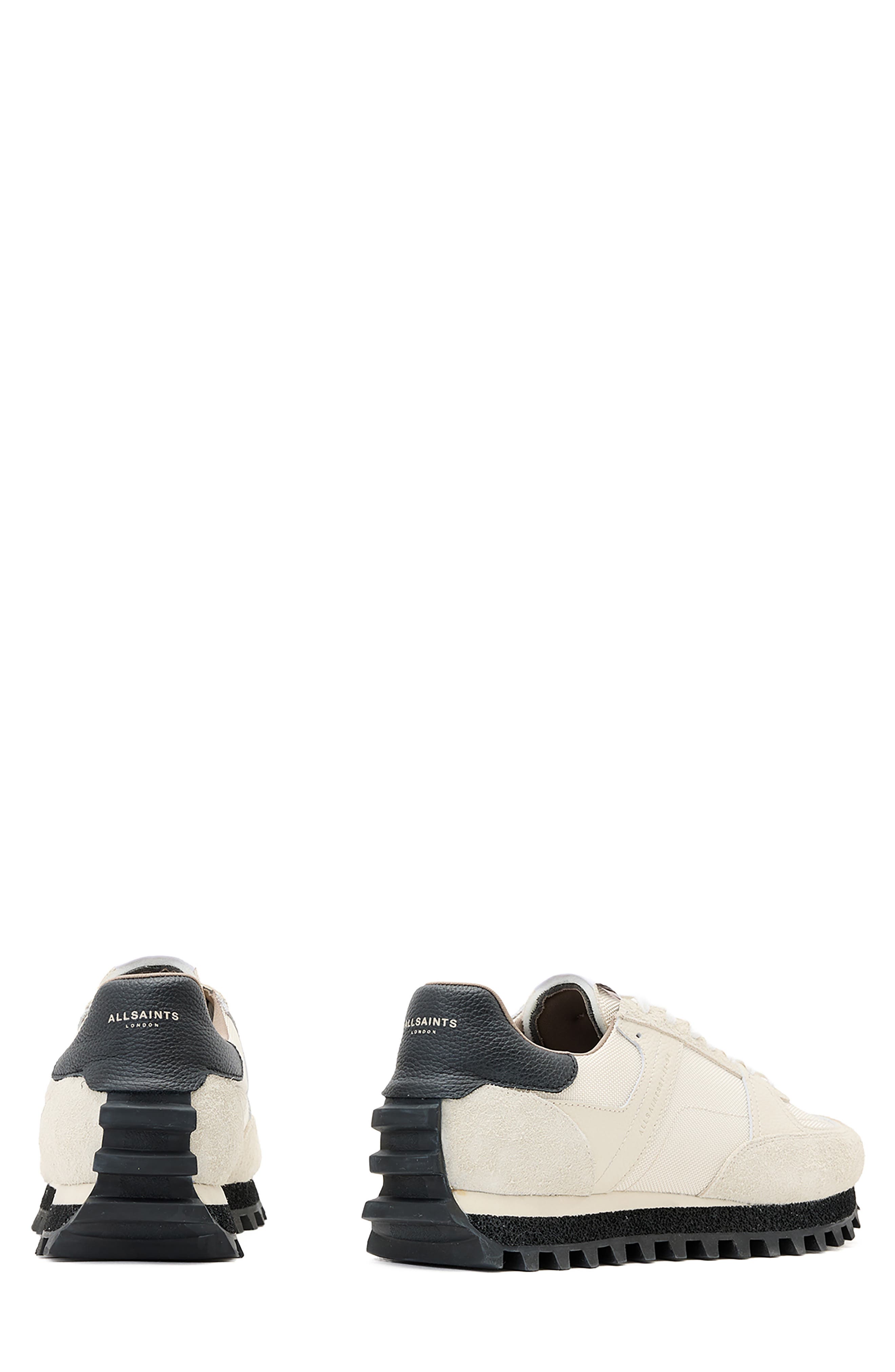 AllSaints Viggo Sneaker, Alternate, color, Chalk White/ Black