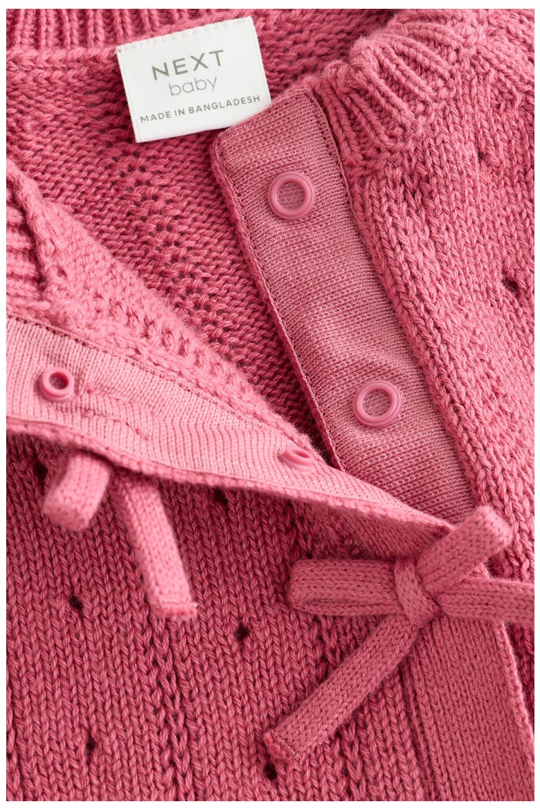 Kids' Peplum Knit Cardigan and Leggings Set, Alternate, color, PINK