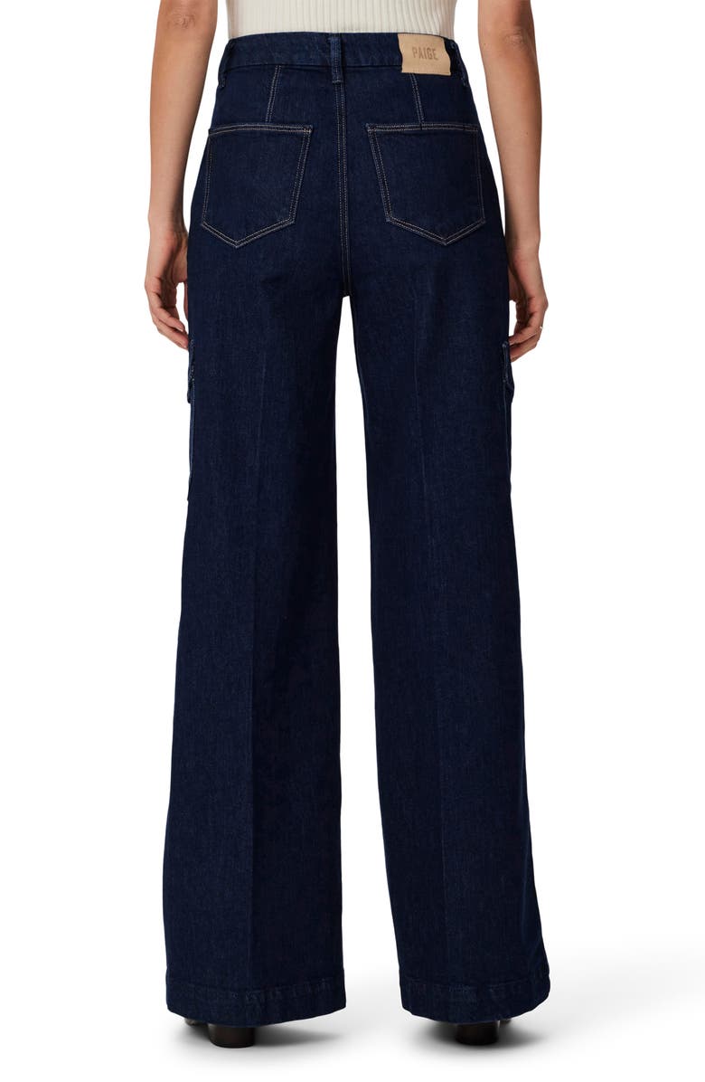 PAIGE Harper High Waist Wide Leg Cargo Jeans, Alternate, color, 