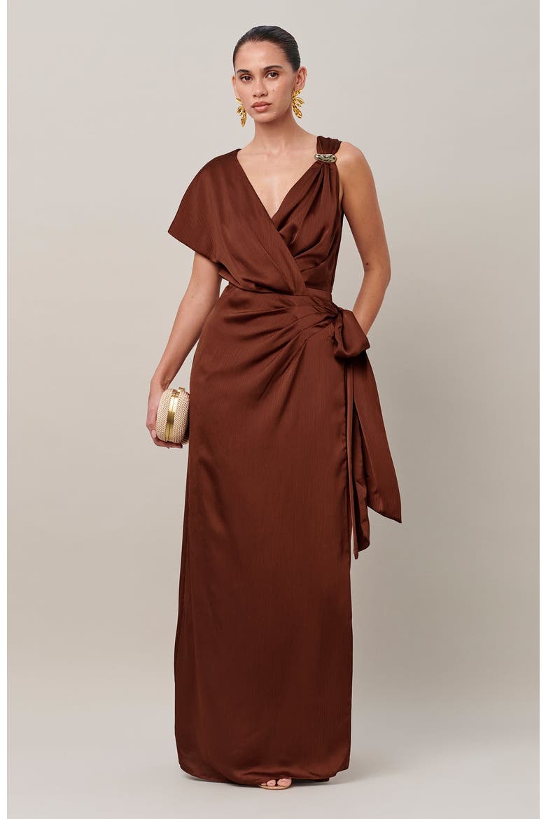Benny Maxi Dress, Main, color, Rust