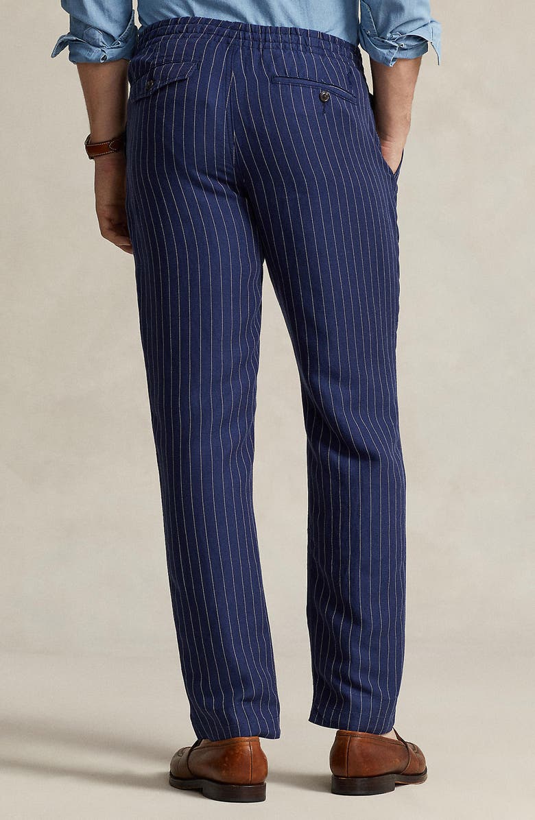 Polo Ralph Lauren Stripe Linen Blend Pants, Alternate, color,