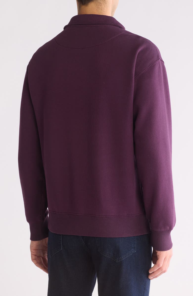 Rodd & Gunn Glen Eden Quarter-Zip Pullover Sweatshirt, Alternate, color, Port
