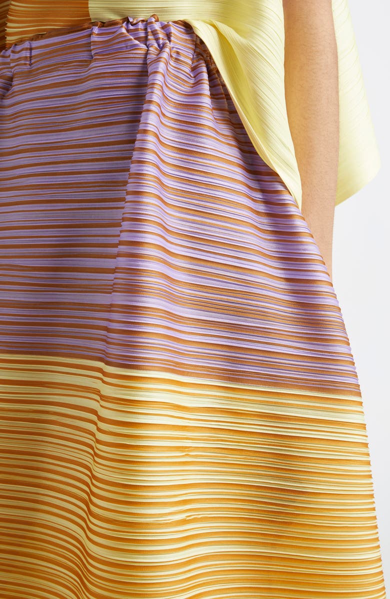 Pleats Please Issey Miyake Photon Bounce Midi Skirt, Alternate, color,