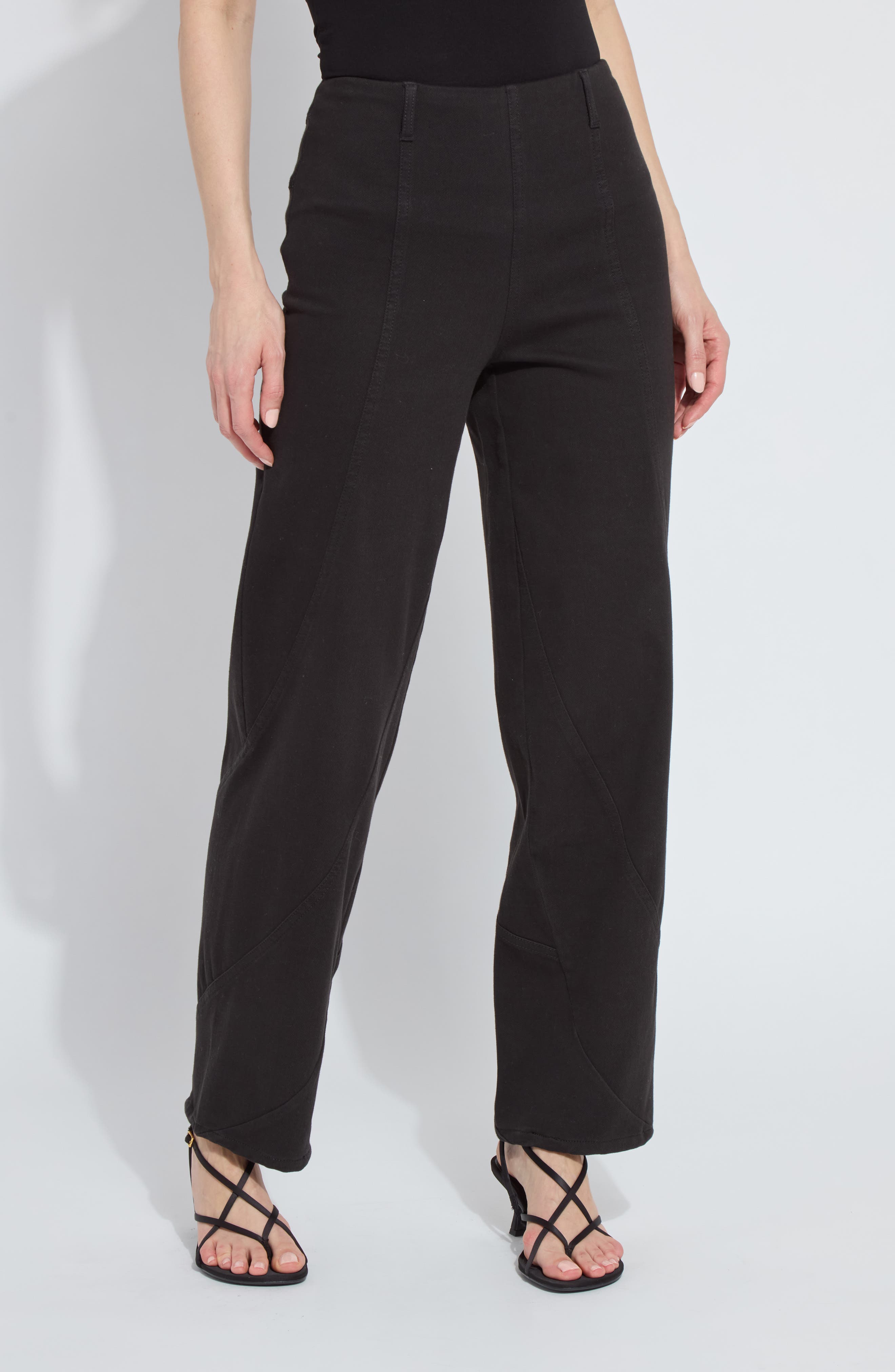 Lysse Amabel High Waist Seamed Barrel Leg Jeans