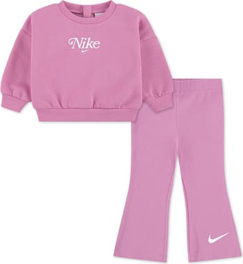 Crewneck Sweatshirt & Flared Leggings Set