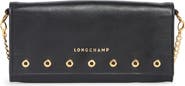 Longchamp Paris Leather Wallet on a Chain