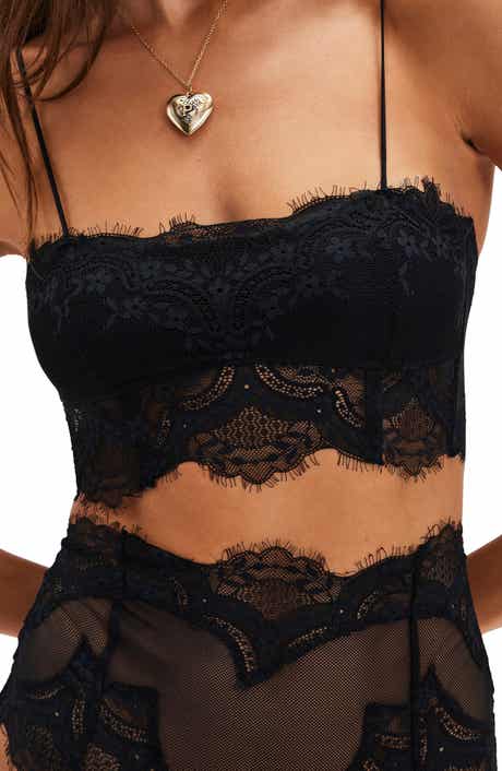 Free People Intimately FP Nolita Longline Lace Bralette