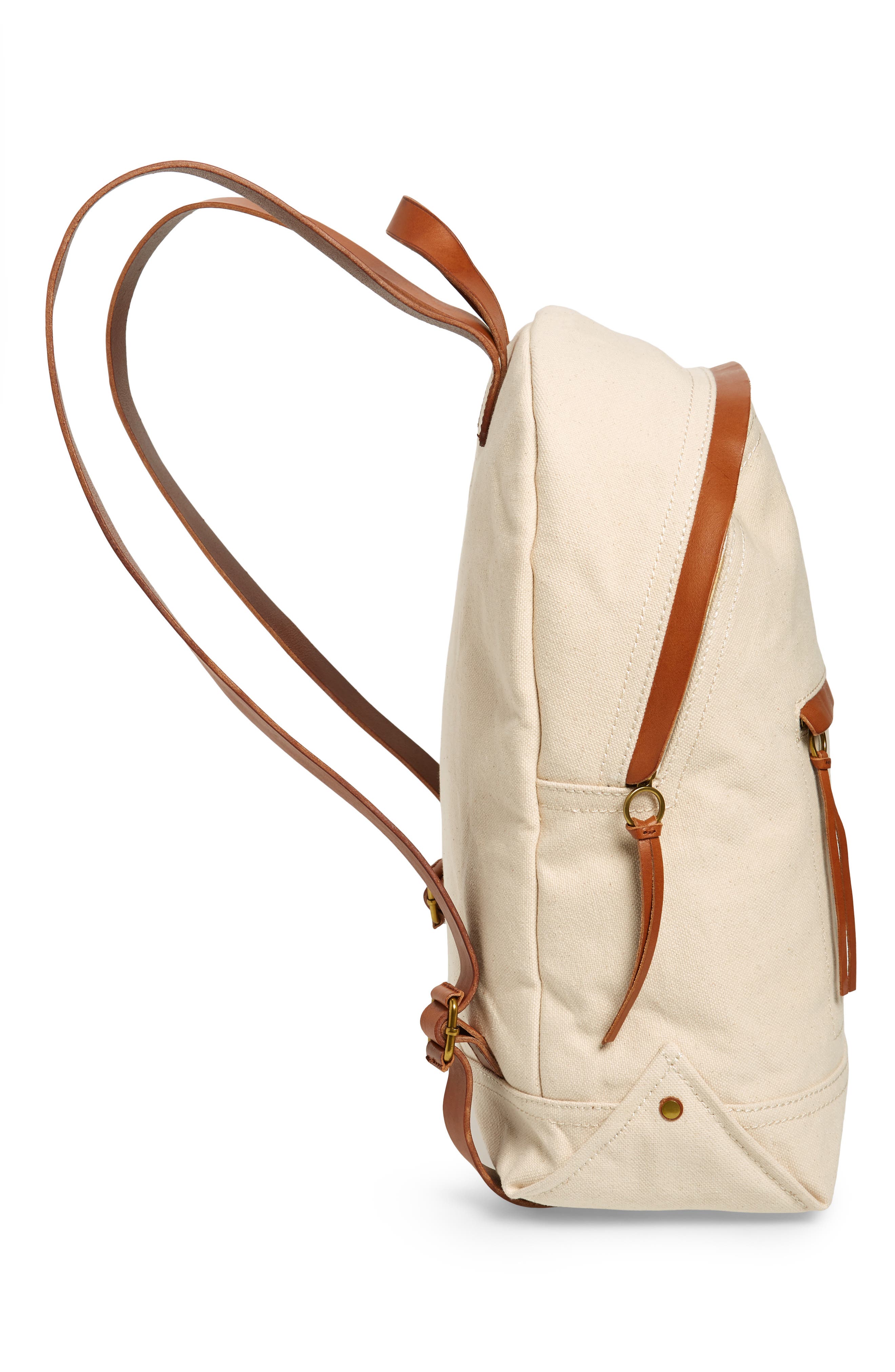 The Charleston Backpack, Alternate, color, VINTAGE CANVAS