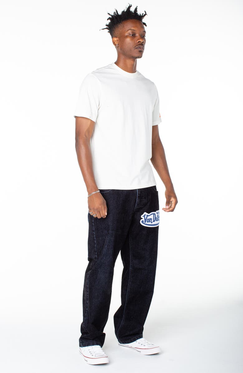 Von Dutch Bandidos 2-in-1 Pocket Straight Leg Jean, Alternate, color, Marine Ink