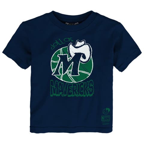 Toddler Mitchell & Ness Navy Dallas Mavericks Favorite Team T-Shirt