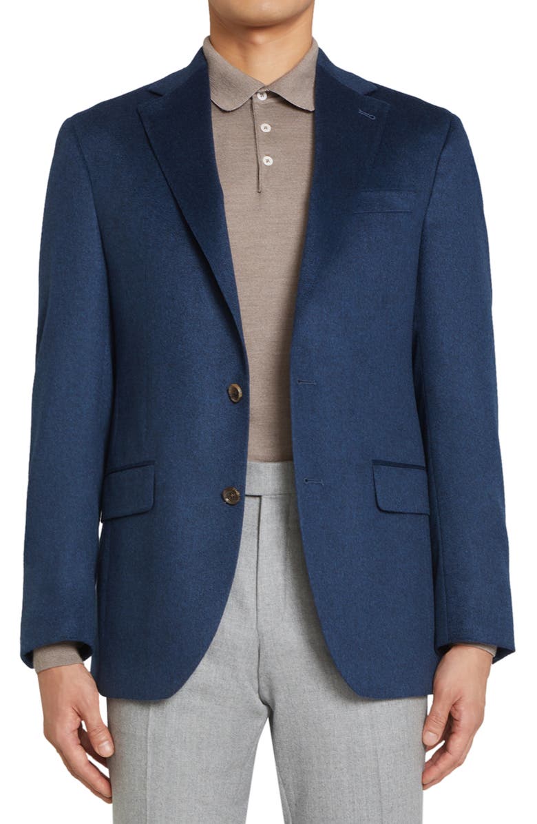 Jack Victor David Solid Cashmere Sport Coat, Main, color,