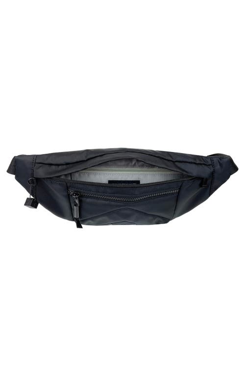 Hedgren Bolt Water Repellent Recycled Polyester Belt Bag In Black