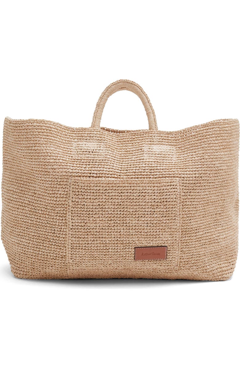 & Other Stories Straw Tote Bag, Main, color,