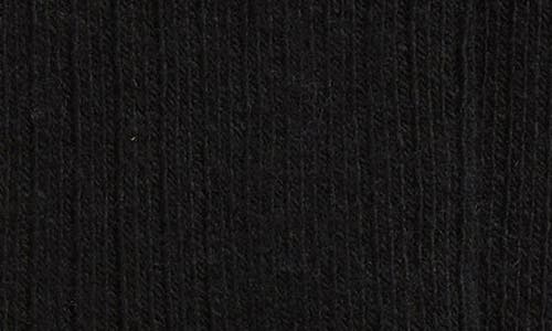 Nordstrom Rib Knee High Socks In Black