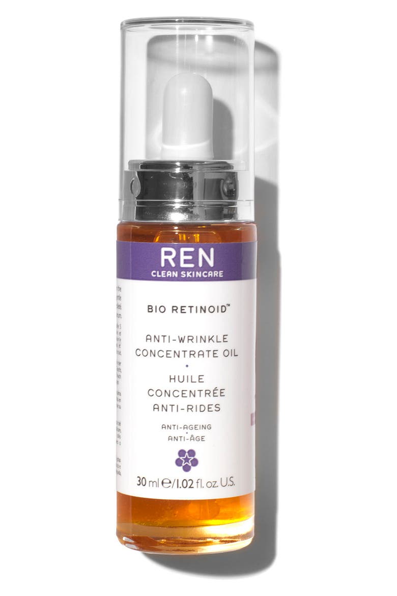 REN Bio Retinoid Anti-Wrinkle Concentrate Oil, Main, color, NO COLOR