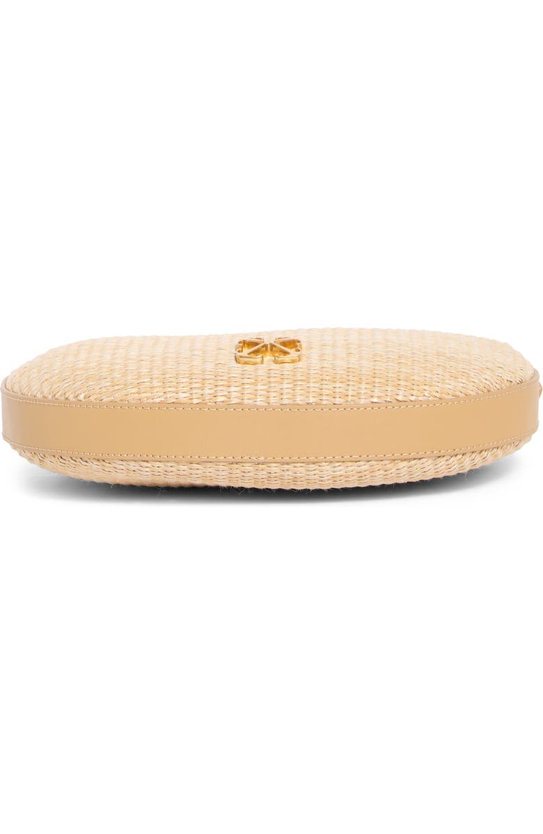 Off-White Hemisphere Woven Hobo Bag, Alternate, color, Natural