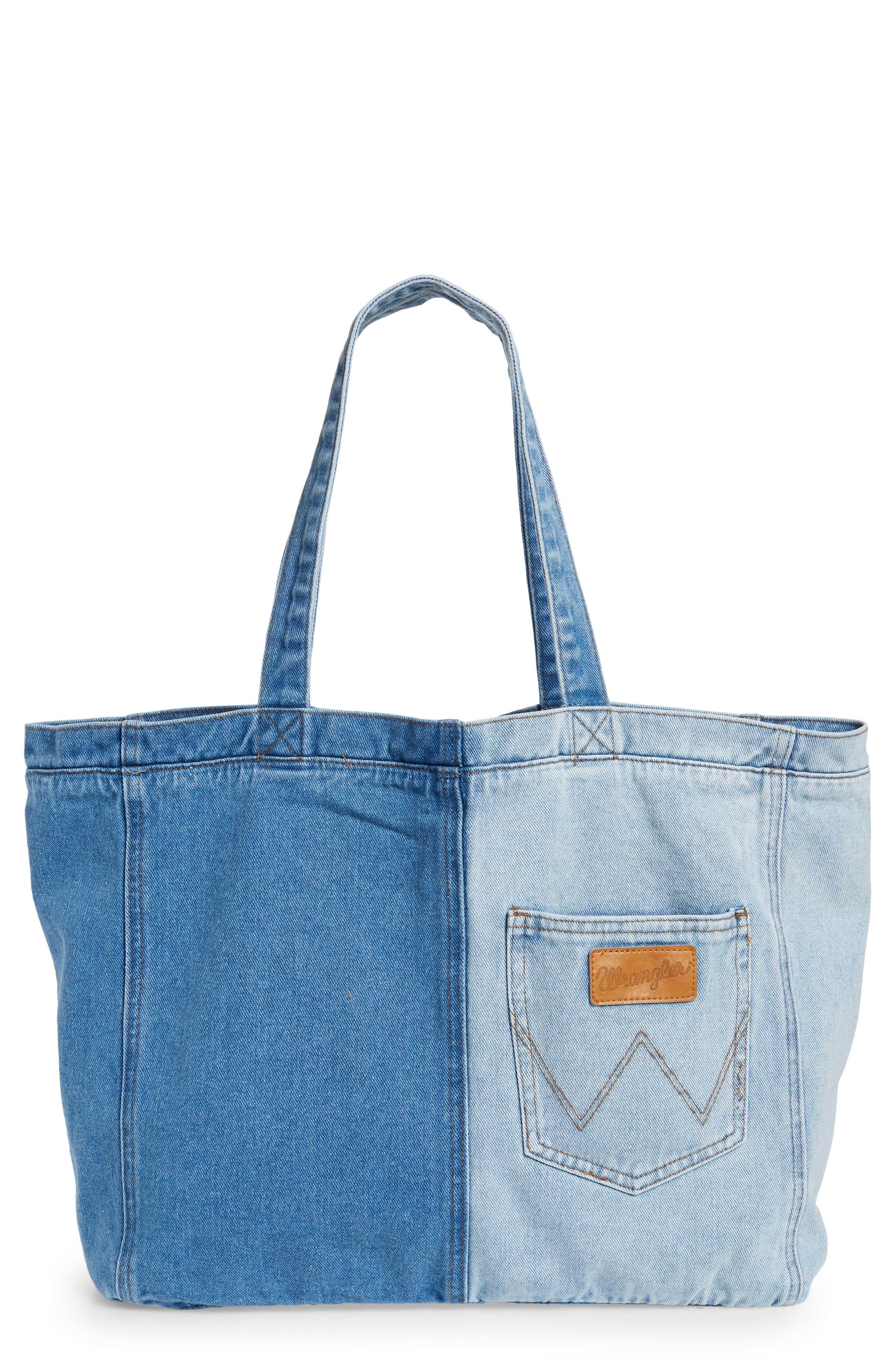Billabong x Wrangler Homestead Denim Tote, Main, color, 
