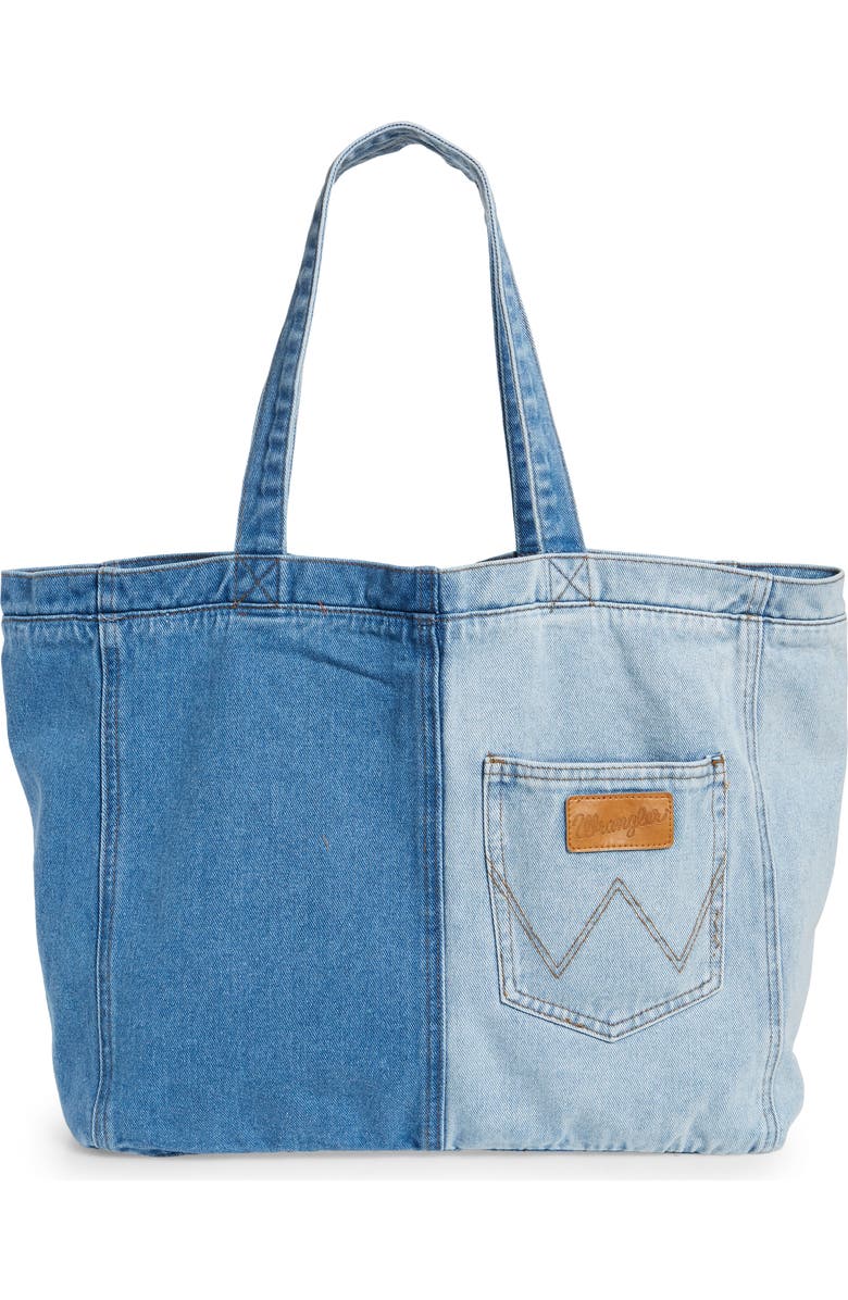 Billabong x Wrangler Homestead Denim Tote, Main, color,