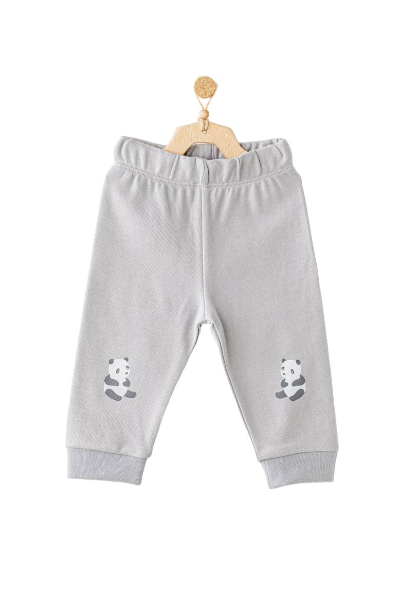 Keep Smiling Panda Outfit Duo, Alternate, color, Grey