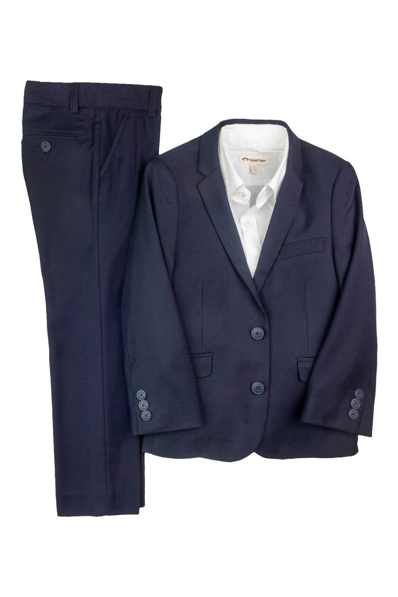 Kids' Mod 2-Piece Suit, Main, color, NAVY BLUE