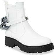 CHASE AND CHLOE Chunky Chain Strap Lug Boot