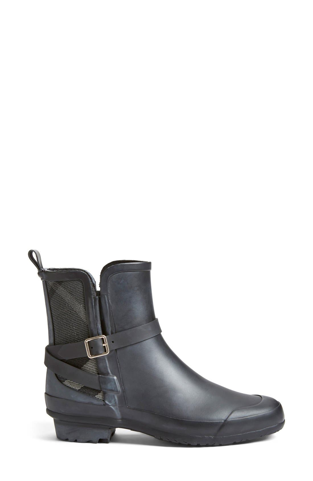 'Riddlestone' Rain Boot, Alternate, color, BLACK/ CHARCOAL
