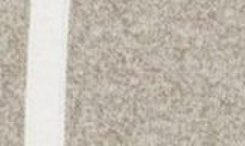 Rails Leo Cotton Blend Knit Button-up Polo In Oat Grey Melange