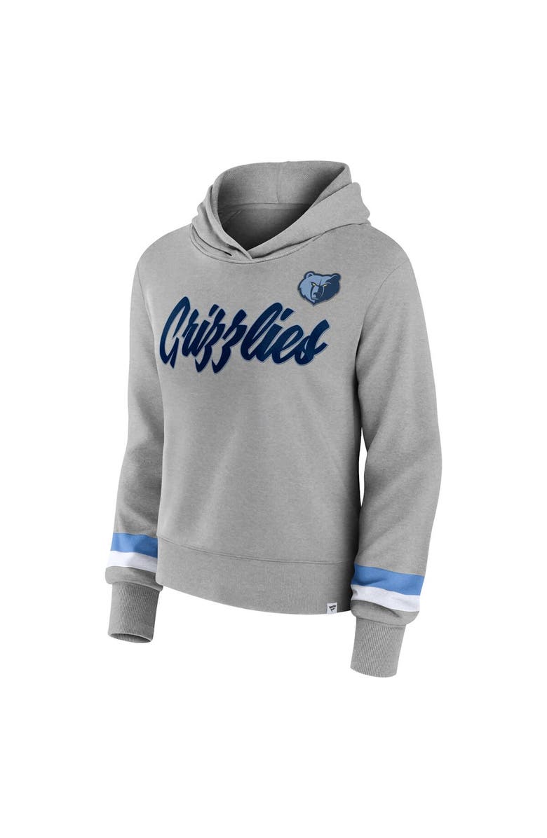 FANATICS Women's Fanatics Branded Heather Gray Memphis Grizzlies Halftime Pullover Hoodie, Alternate, color, Heather Gray