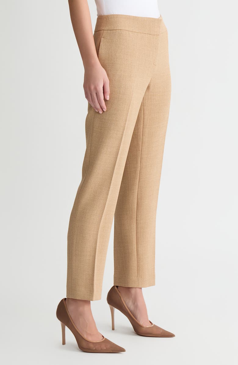KASPER Ava Straight Leg Pants, Alternate, color, Toasted Wheat