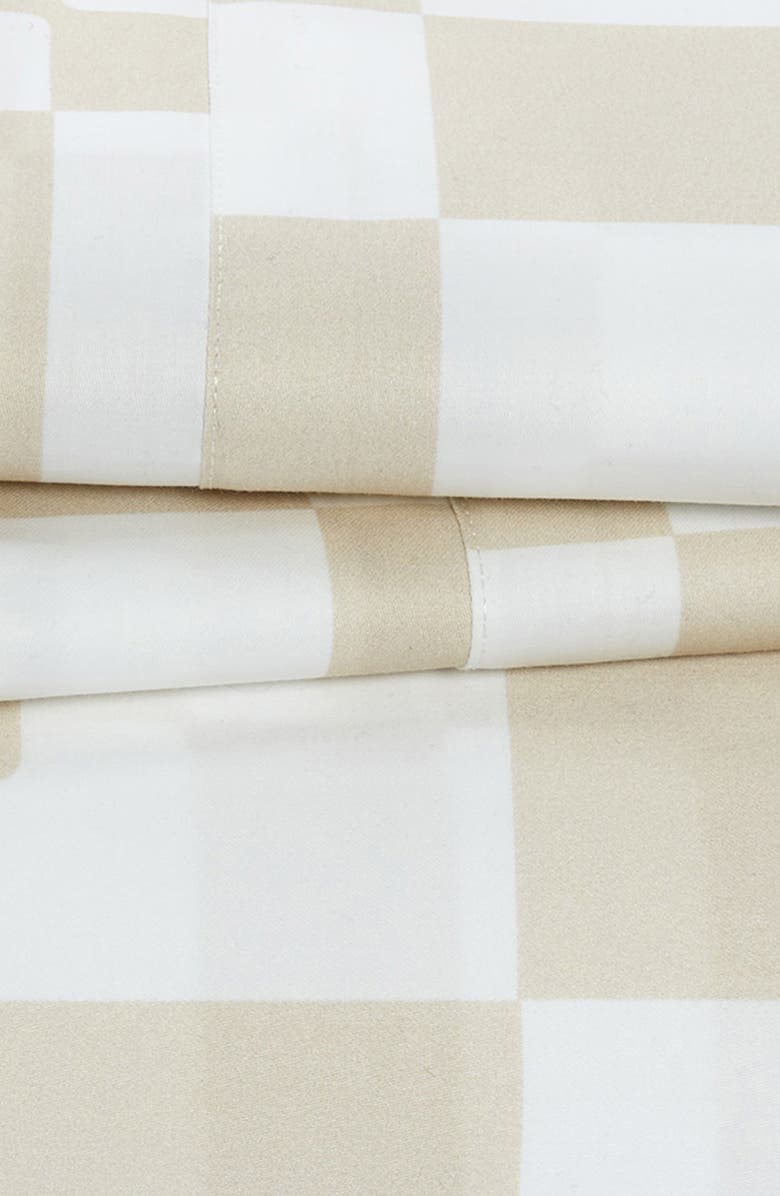 Dusen Dusen Check Cotton Sateen Sheet Set, Alternate, color,