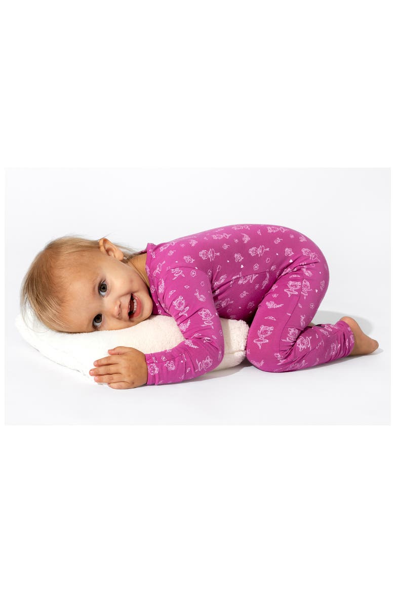 Ballerina Convertible Footie, Alternate, color, PINK