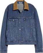 JW Anderson Corduroy Collar Denim Trucker Jacket
