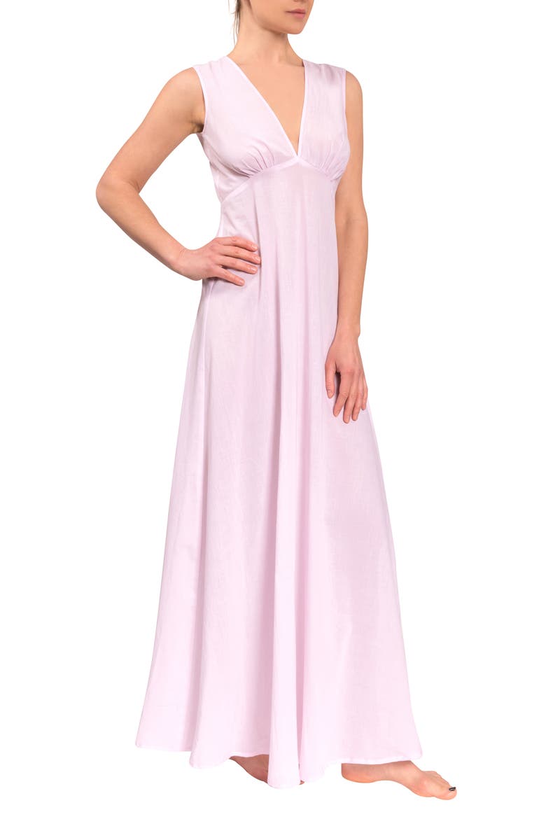 Amelia Long Nightgown, Alternate, color, PINK