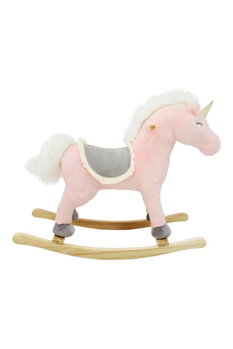 Unicorn Joyrides Rocker, Alternate, color, PINK